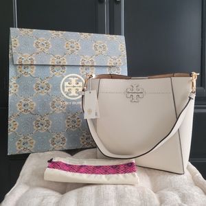 TORY BURCH MCGRAW BUCKET HOBO SHOULDER BAG HANDBAG